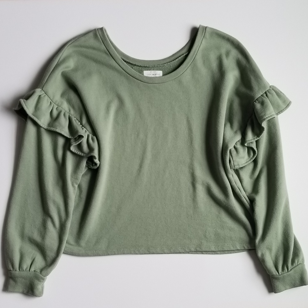 Lucky Brand Ruffle Sweater - Picture 3 of 7